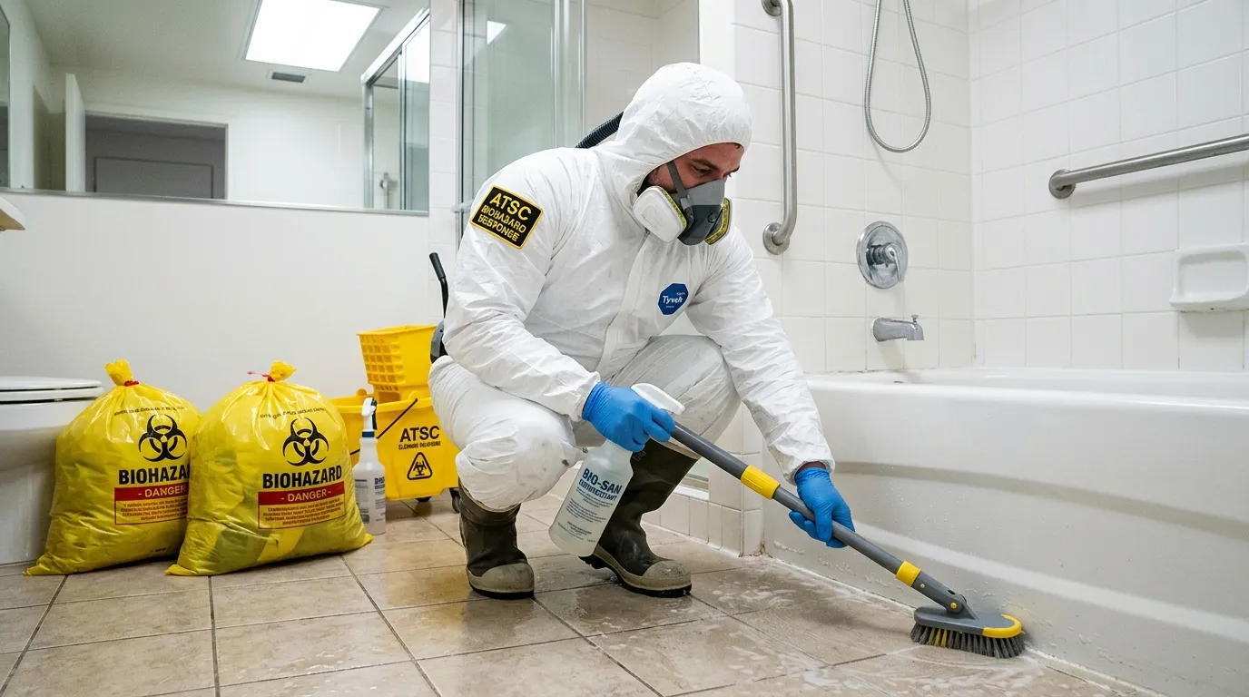 Decontamination equipment deployed for Blood Cleanup in Tracy